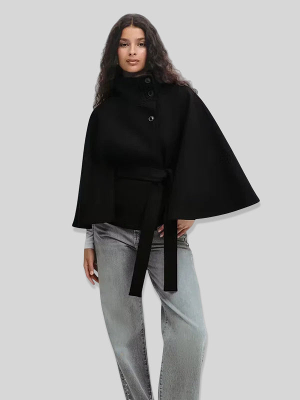 Black Gina Tricot Jacket Cape