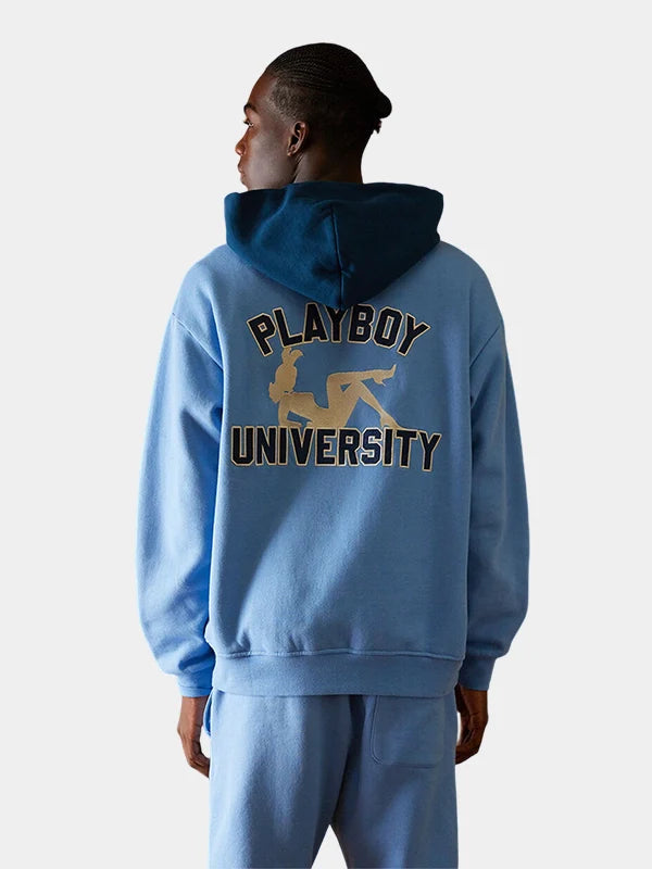 Blue Pullover Playboy University Hoodie