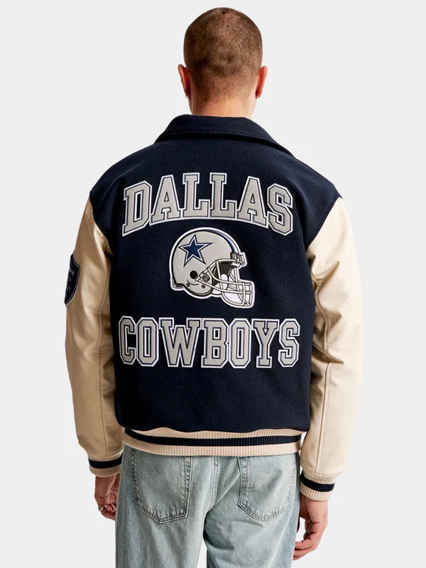 Blue Varsity Abercrombie Dallas Cowboys Jacket