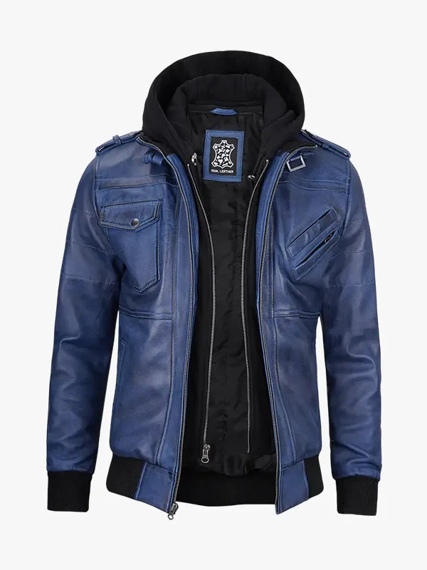 Blue Bomber Men's Jacket 