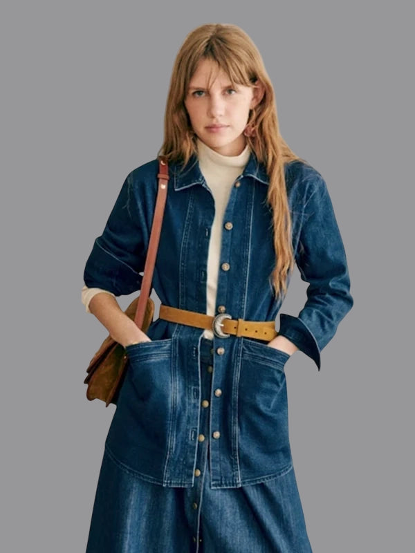 Blue Denim Sezane Will Jacket