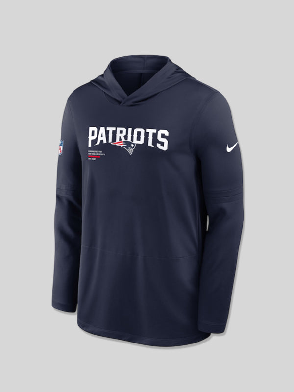 Blue New England Patriots Hoodie T-Shirt