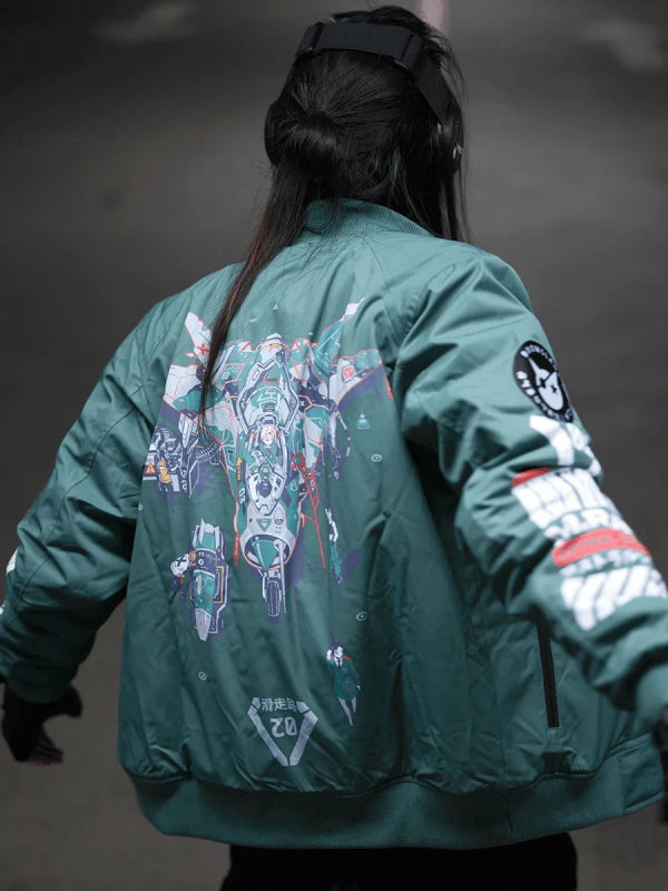 Boomslank x M.RAGE Arsenal Bomber Jacket Green