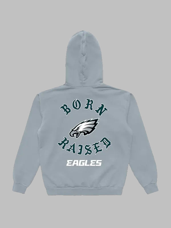 Born x Raised Eagles Grey Hoodie