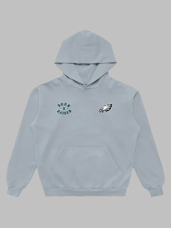 Born x Raised Philadelphia Eagles Grey Hoodie