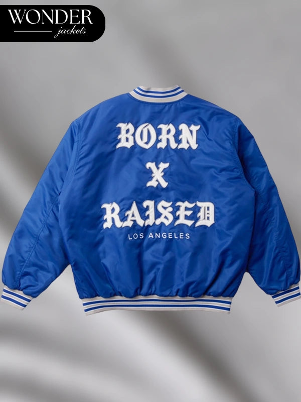 Born X Raised Dodgers Jacket