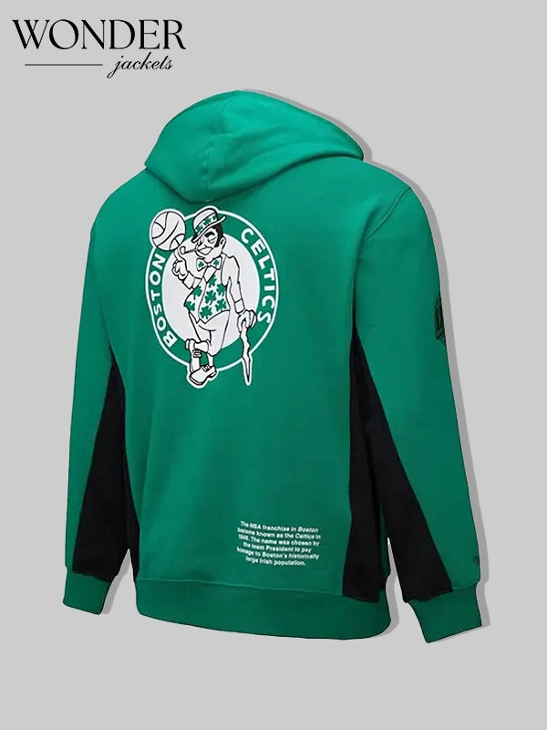 Boston Celtics Kelly Green Hardwood Classics Team Hoodie