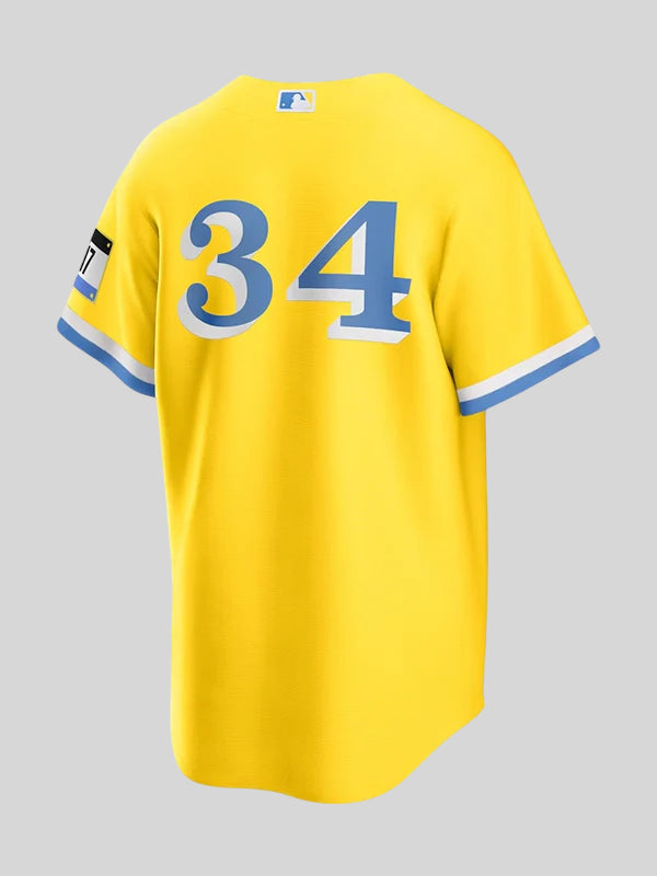 Boston Red Sox David Ortiz Nike Gold Retired Player City Connect Jersey