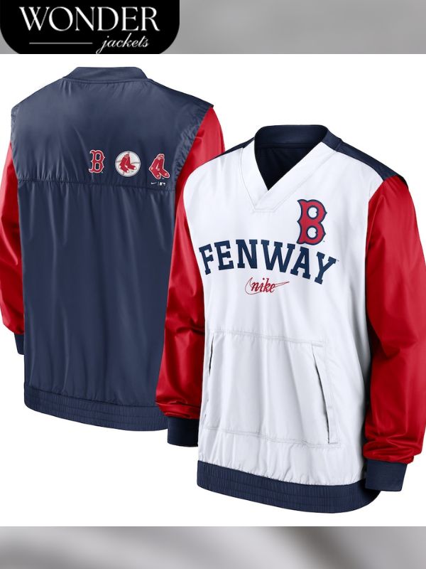 Boston Red Sox Nike Rewind Warmup Jacket