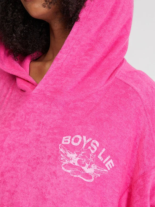 Boys Lie Hoodie Pink