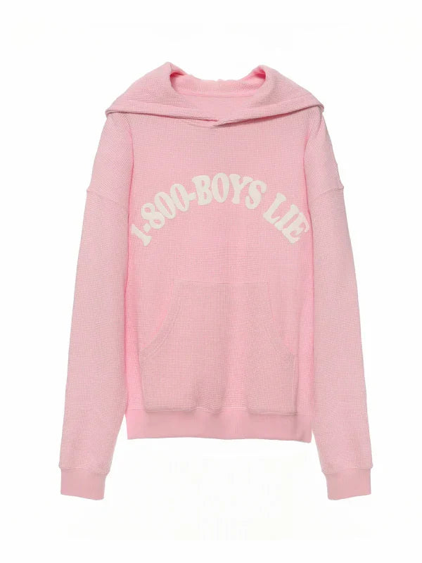 Boys Lie Pink 1-800 Revamped Racer Hoodie