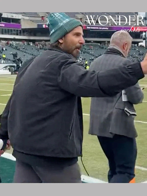 Bradley Cooper Eagles Jacket Black