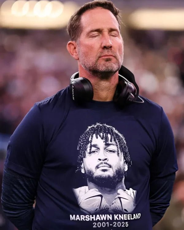 Brian Schottenheimer Marshawn Kneeland T-Shirt Navy