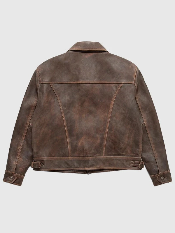 Brown Mutimer Leather Jacket