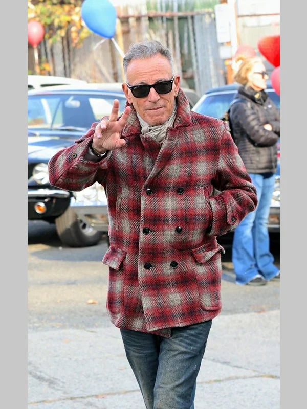 Bruce Springsteen Plaid Coat