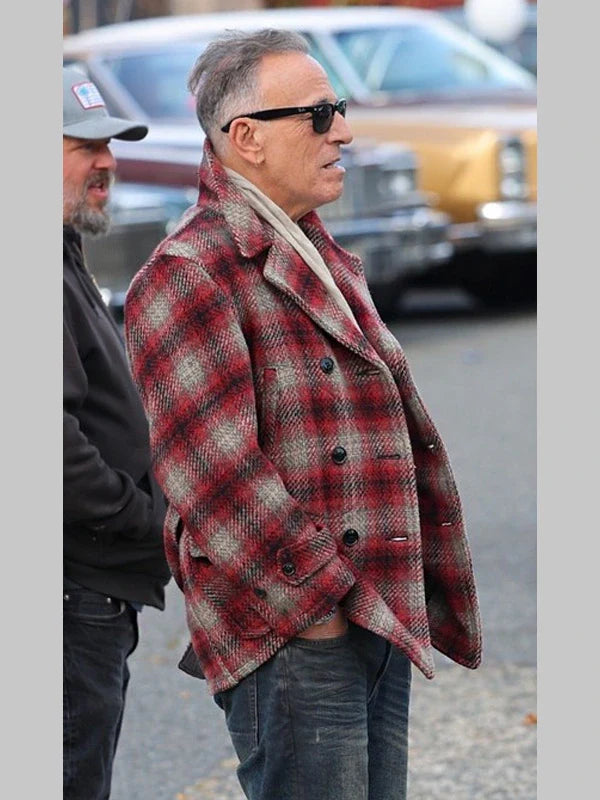 Bruce Springsteen Wool Plaid Coat