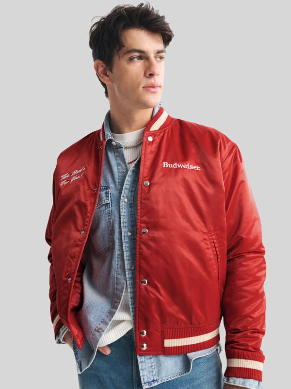 Budweiser Red Jacket Abercrombie