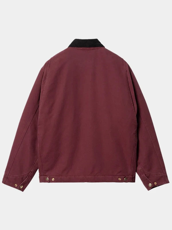 Burgundy Carhartt OG Detroit Jacket