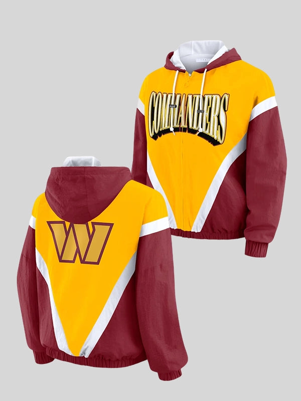 Burgundy Washington Commanders Jacket