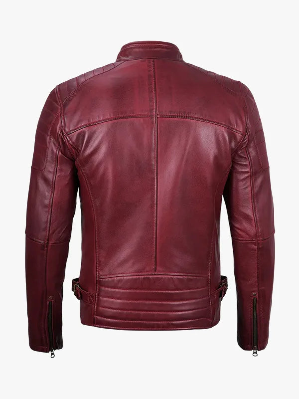 Burgundy Mens Jacket