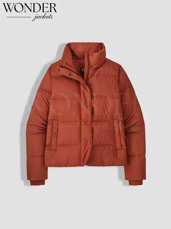 Burnished Red silent down jacket Patagonia