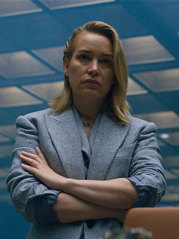 Butterfly 2025 Piper Perabo Grey Blazer