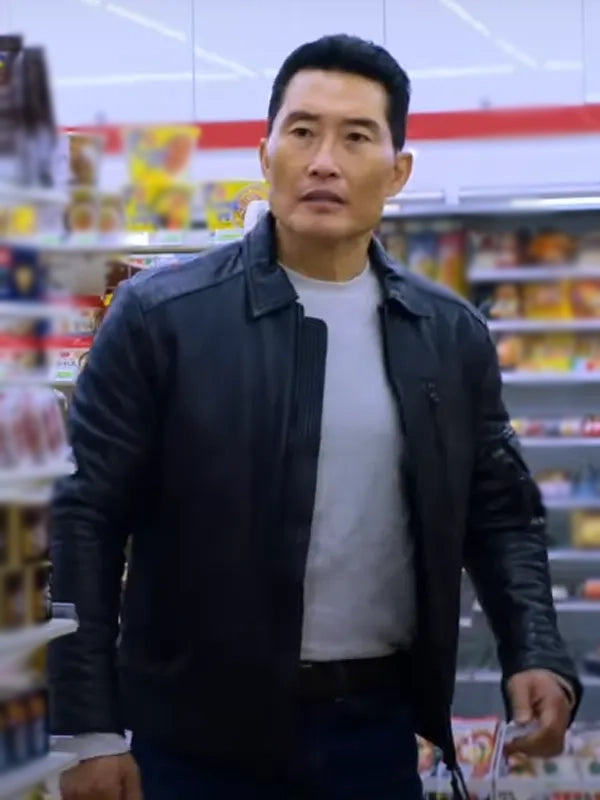 Butterfly Season 1 David Jung Black Leather Jacket