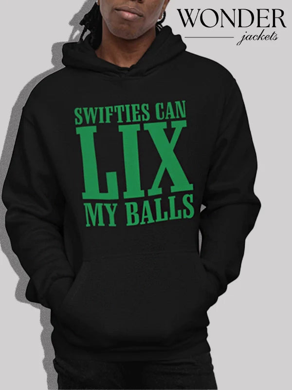 CJ Gardner Johnson Swifties Can Lix My Balls Black Hoodie