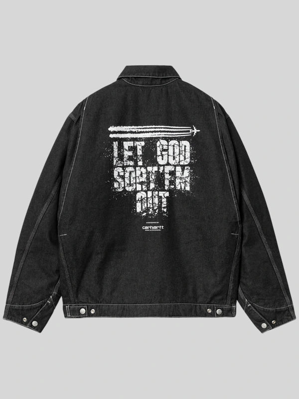 CLIPSE x Carhartt WIP OG Detroit Black Jacket