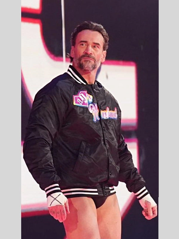 CM Punk WWE AJ’s Husband Black Jacket