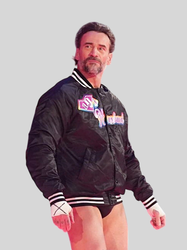 CM Punk WWE AJ’s Husband Jacket Black