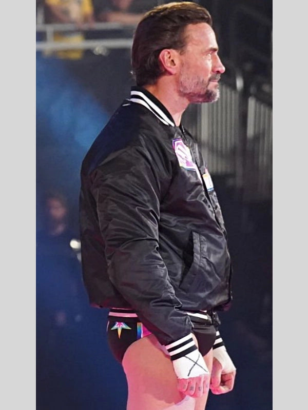 CM Punk WWE Wrestlepalooza 2025 AJ’s Husband Jacket
