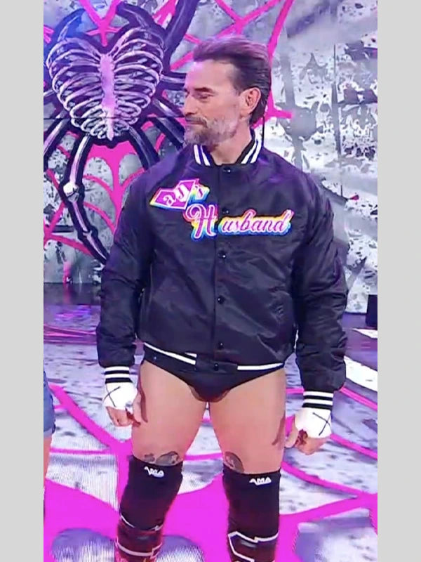 CM Punk Wrestlepalooza 2025 AJ’s Husband Jacket