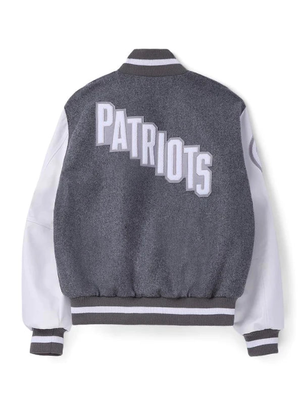 CNCPTS x Nike x Patriots NFL Rivalries Varsity Jacket Grey