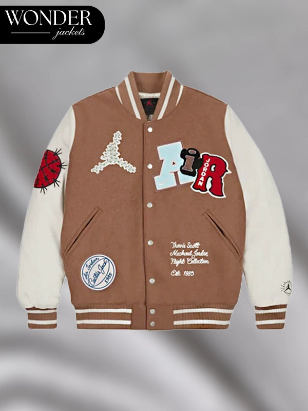 Cactus Jack Jordan Travis Scott Varsity Jacket