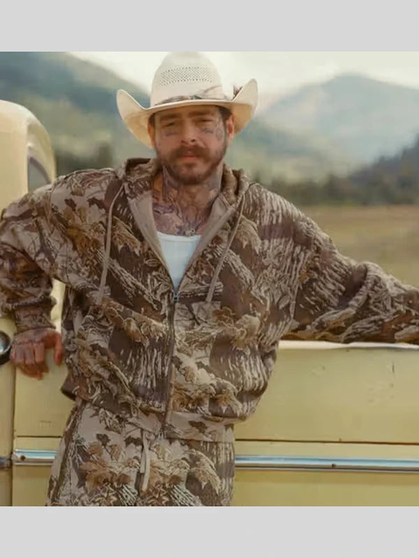 Camo Post Malone Skims Realtree Hoodie
