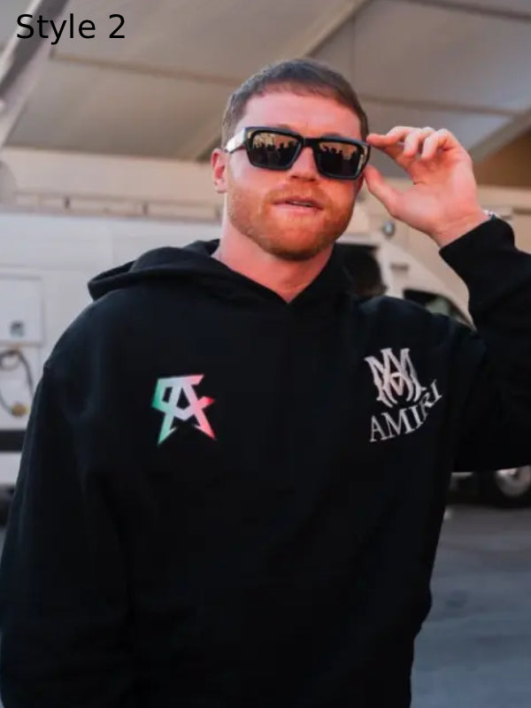 Canelo Alvarez Amiri Hoodie Black