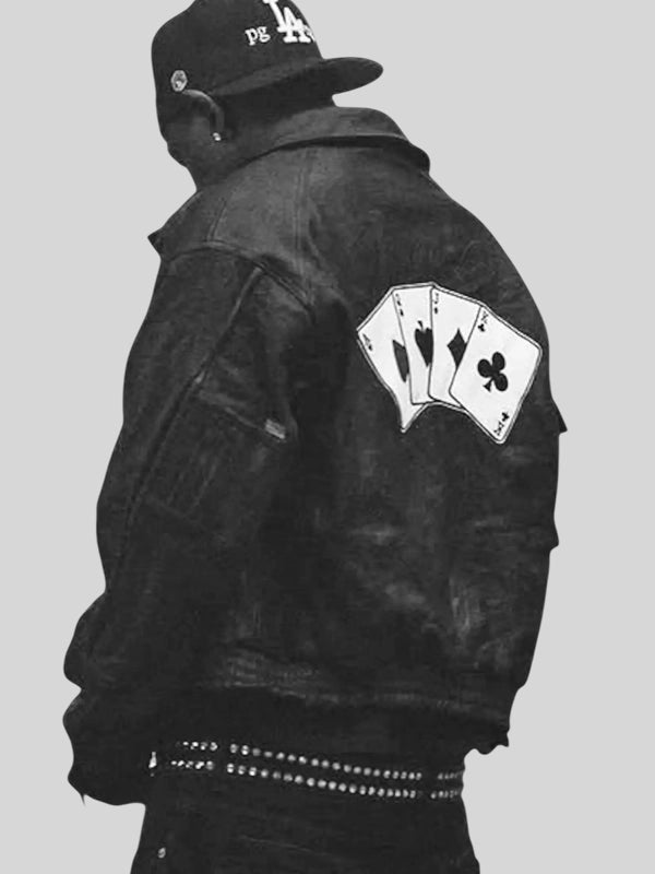 Cards Kendrick Lamar Leather Jacket