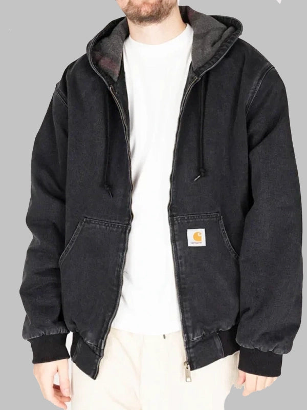 Carhartt OG Active Black Hooded Jacket