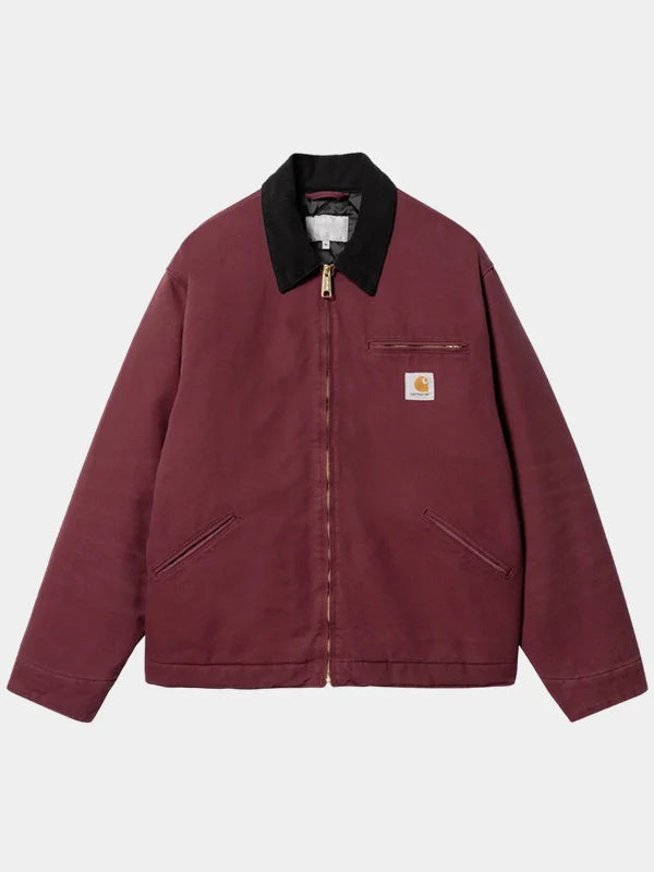 Carhartt OG Detroit Jacket Burgundy