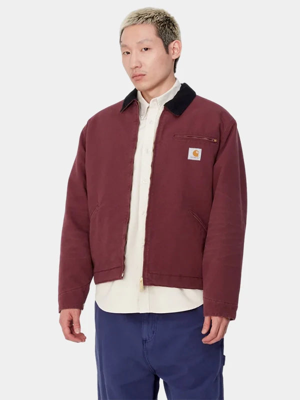 Carhartt Wip OG Detroit Jacket Burgundy