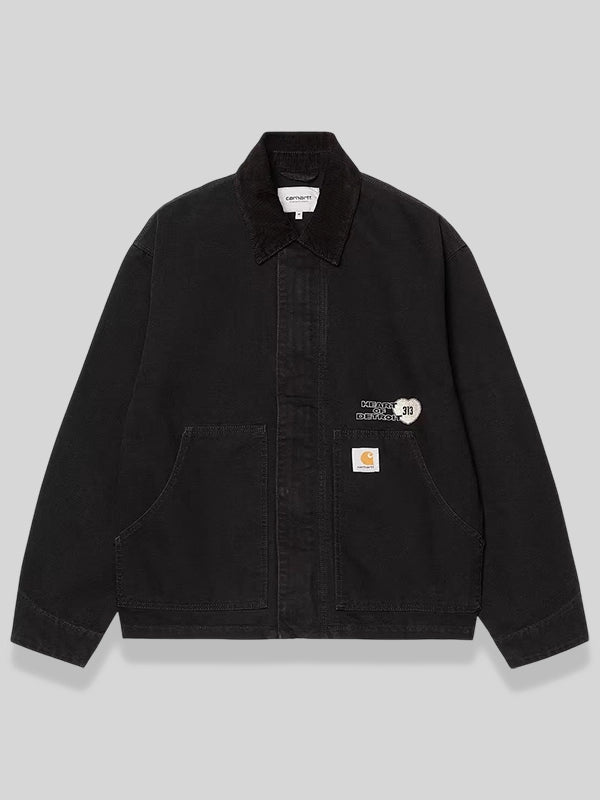 Carhartt OG Arcan Graphic Black Jacket