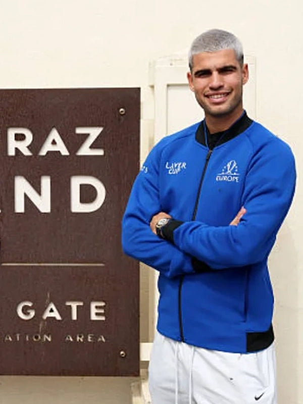 Carlos Alcaraz Laver Cup 2025 Team Europe Jacket