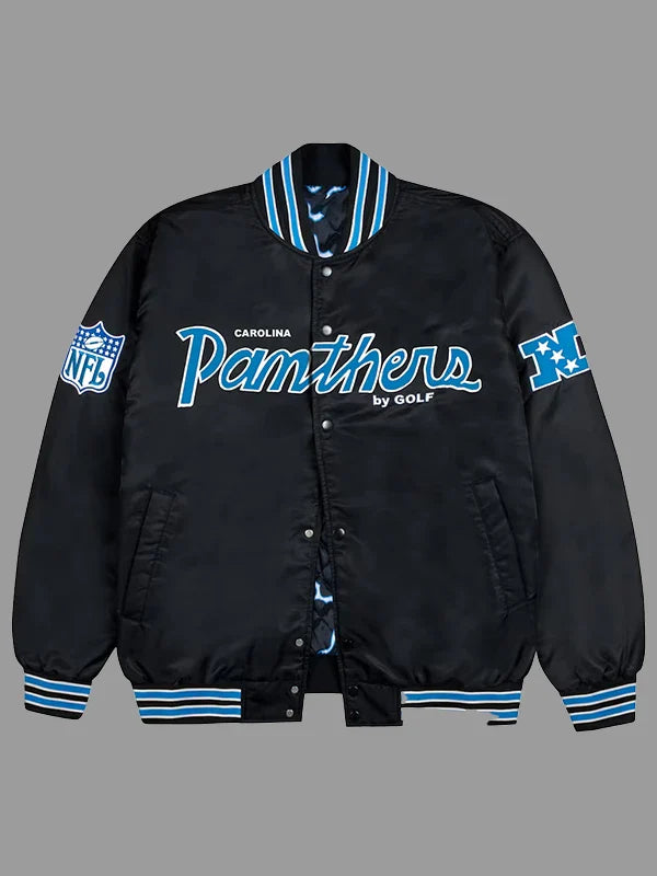 Carolina Panthers Golf Wang Satin Bomber Jacket