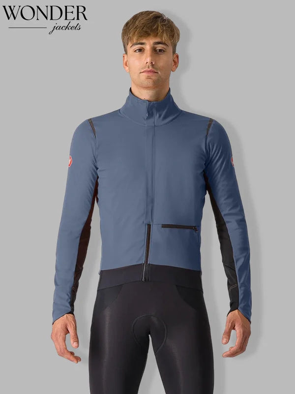 Castelli Alpha Doppio RoS Blue Jacket