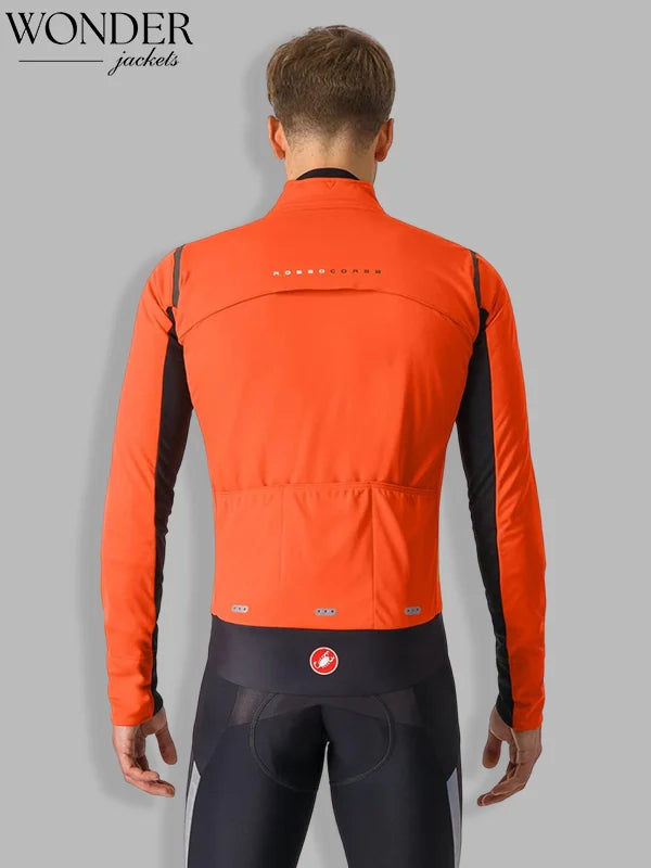 Castelli Alpha Doppio RoS Jacket Orange