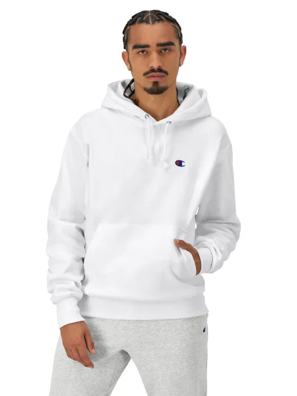 Champion Reverse Weave White Hoodie