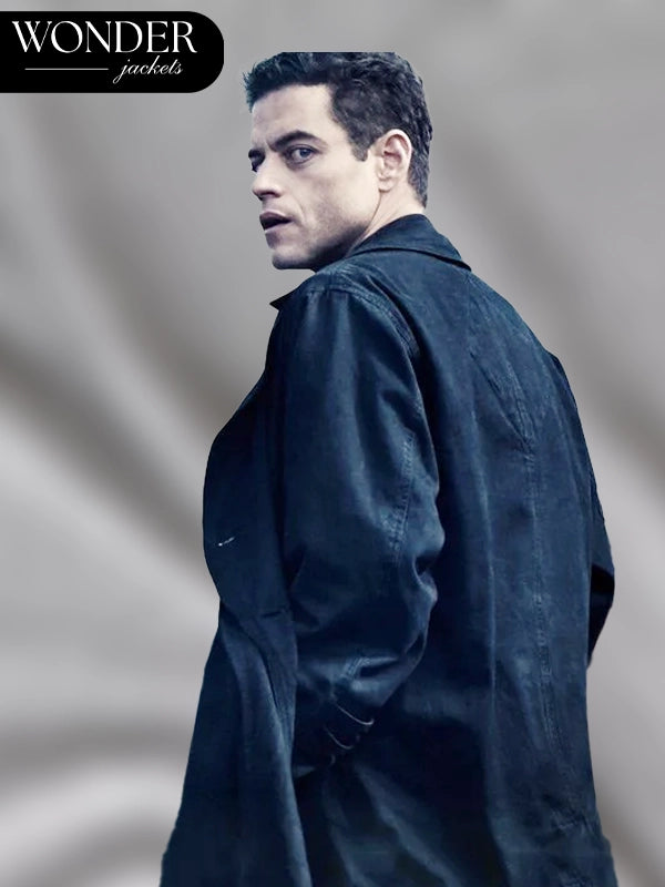Charles Heller The Amateur Black Trench Coat