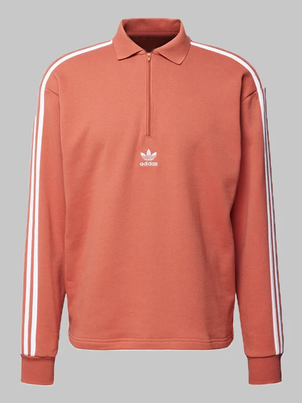 Charlie Spring Heartstopper Adidas Three Stripe Polo Orange Sweatshirt