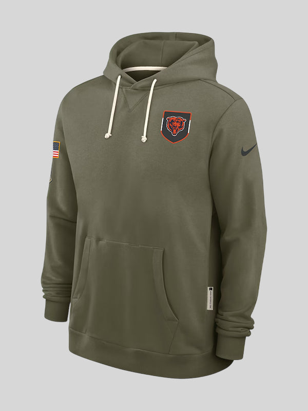 Chicago Bears Salute to Service Hoodie 2025